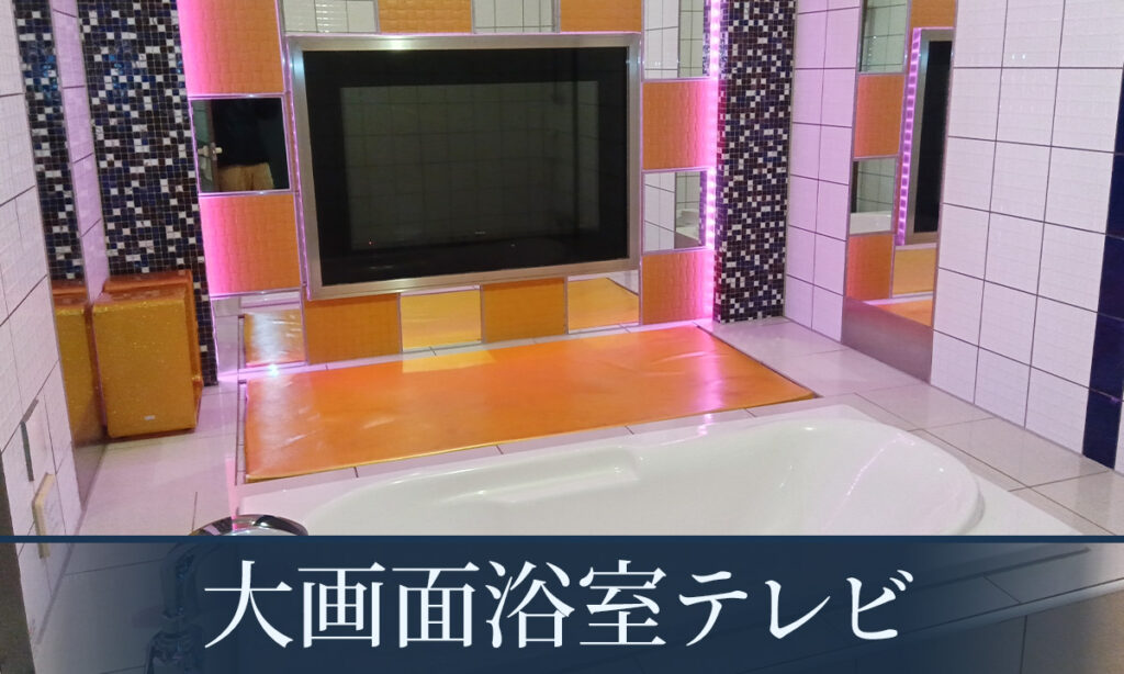大画面浴室テレビ